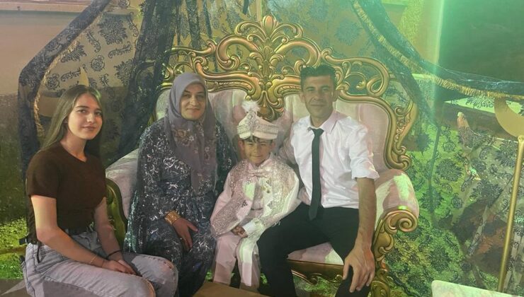 Yaşar-Zeynep Orhan ailesinin mutlu günü