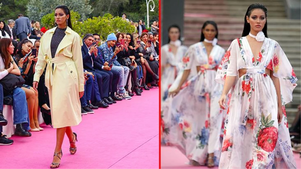 Antalya’da Cindy rüzgarı: Dünyaca ünlü model Dosso Dossi Fashion Show’da podyuma çıktı