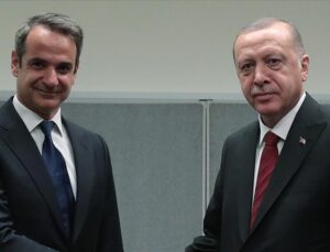 Türkiye Cumhurbaşkanı Erdoğan, Yunanistan Başbakanı Miçotakis’i kabul etti