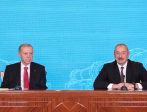 TC Cumhurbaşkanı Erdoğan ile Aliyev, Iğdır-Nahçıvan Doğal Gaz Boru Hattı’nın temelini attı