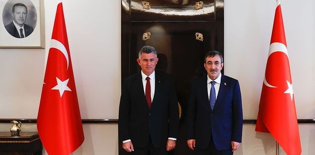 Feyzioğlu, TC Cumhurbaşkanı Yardımcısı Yılmaz tarafından kabul edildi… Görüşmede, Türkiye-KKTC İktisadi ve Mali İşbirliği Anlaşması ele alındı – BRTK