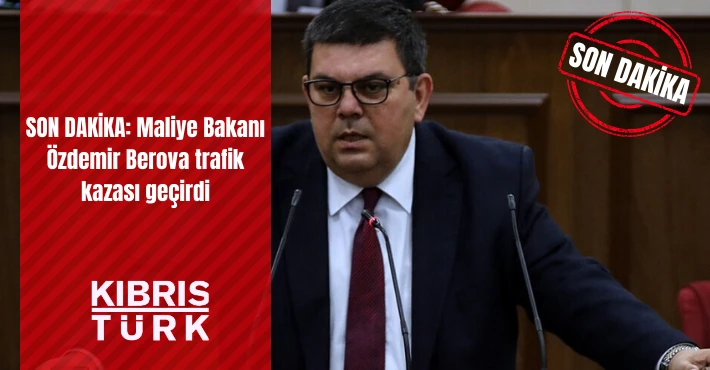 Son Dakika: Maliye Bakanı Özdemir Berova trafik kazası geçirdi