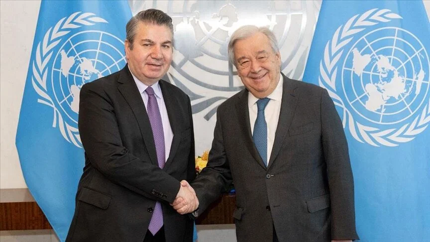 Türkiye’nin BM Daimi Temsilcisi Önal’dan BM Genel Sekreteri Guterres’e veda ziyareti – BRTK