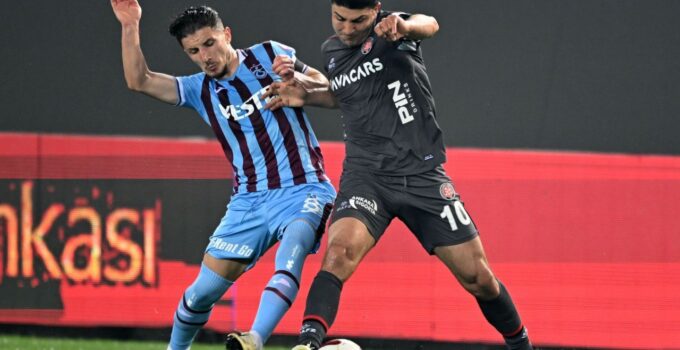 Trabzonspor yarı final ilk maçında avantajı kaptı