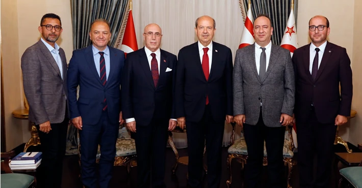 Türk Dünyası Mimar ve Mühendisler Odası’ndan bir heyeti kabul etti
