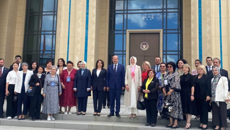 Cumhurbaşkanı Tatar, TÜRKPA Kadın Zirvesi heyetini kabul etti