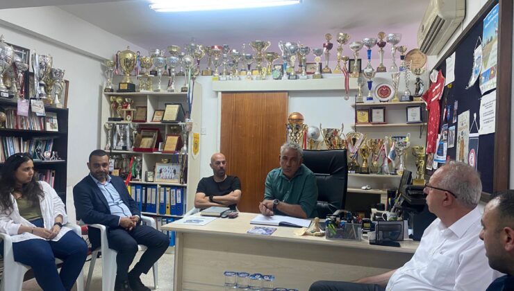 CTP Girne İlçesi’nden Akdeniz Spor Birliği’ne ziyaret