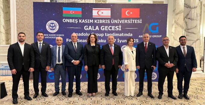On Beş Kasım Kıbrıs Üniversitesi, Bakü’de tanıtıldı