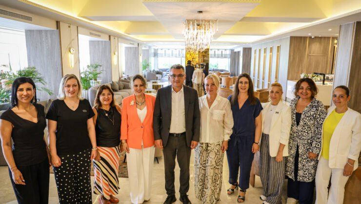 CTP Genel Başkanı Erhürman, Kıbrıs Türk Girişimci Kadınlar Derneği’ni ziyaret etti