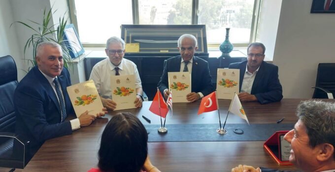 Narenciyede Türkiye ile KKTC’den örgütler arasında iş birliği anlaşması
