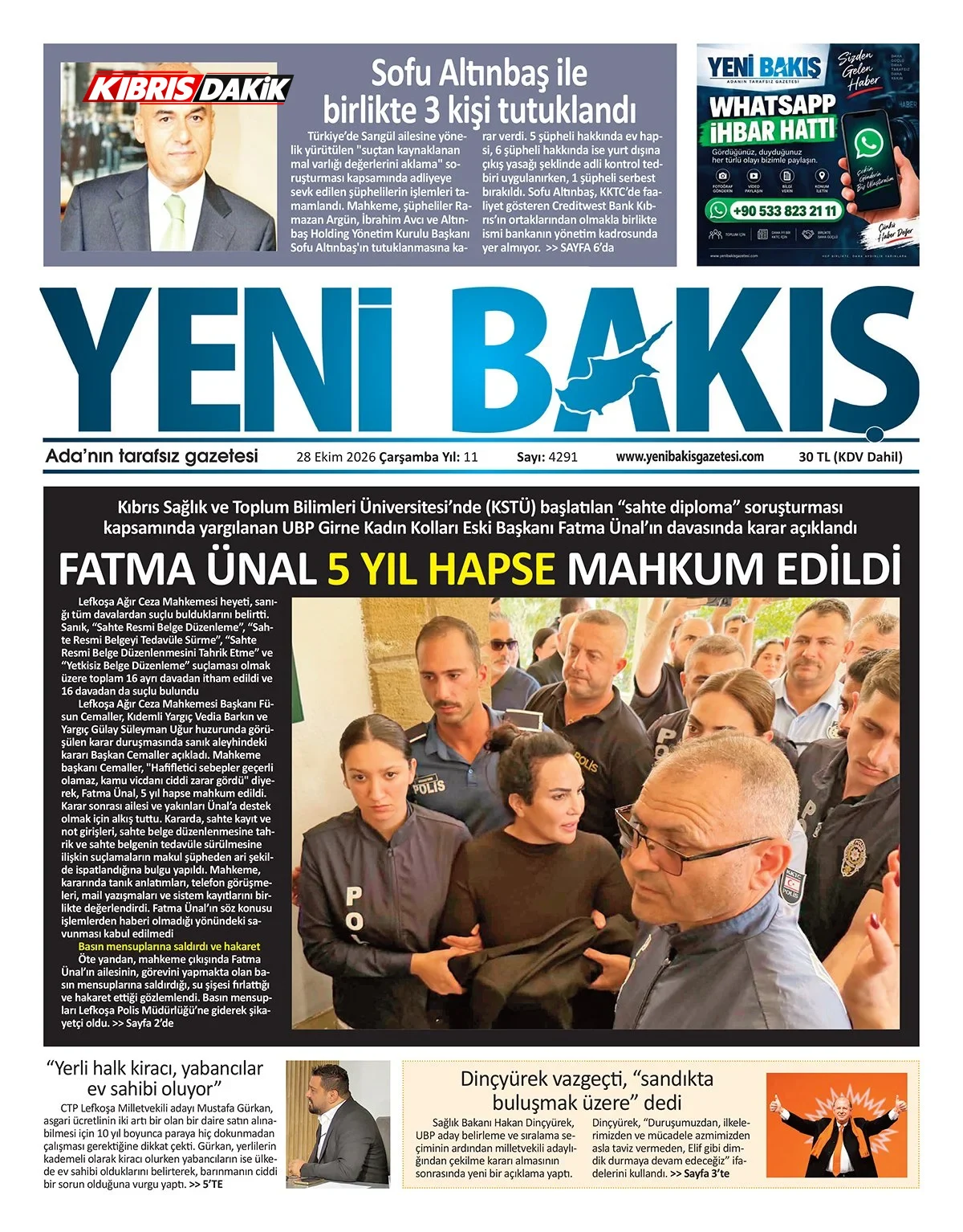 Gazete Manşetleri - 28 ekim 2026 - 2