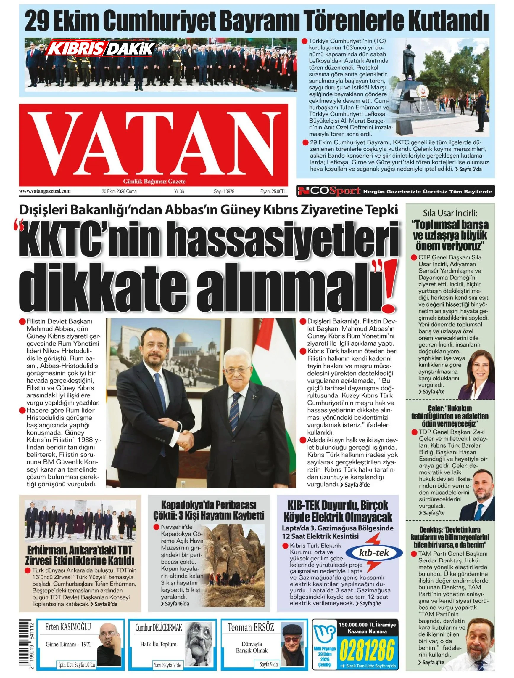 Gazete Manşetleri - 30 Ekim 2026 - 5