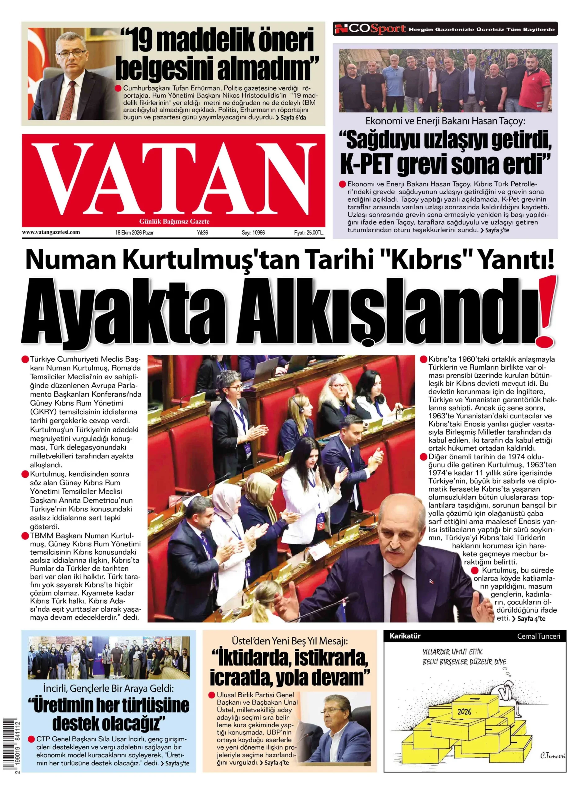 Gazete Manşetleri - 18 Ekim 2026 - 3