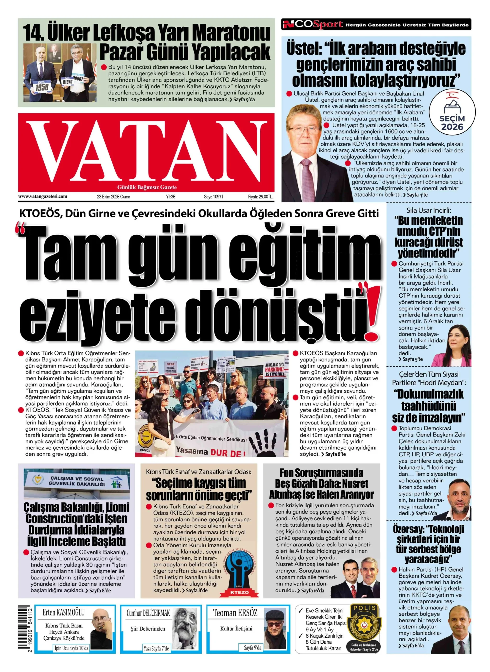 Gazete Manşetleri - 23 Ekim 2024 - 8