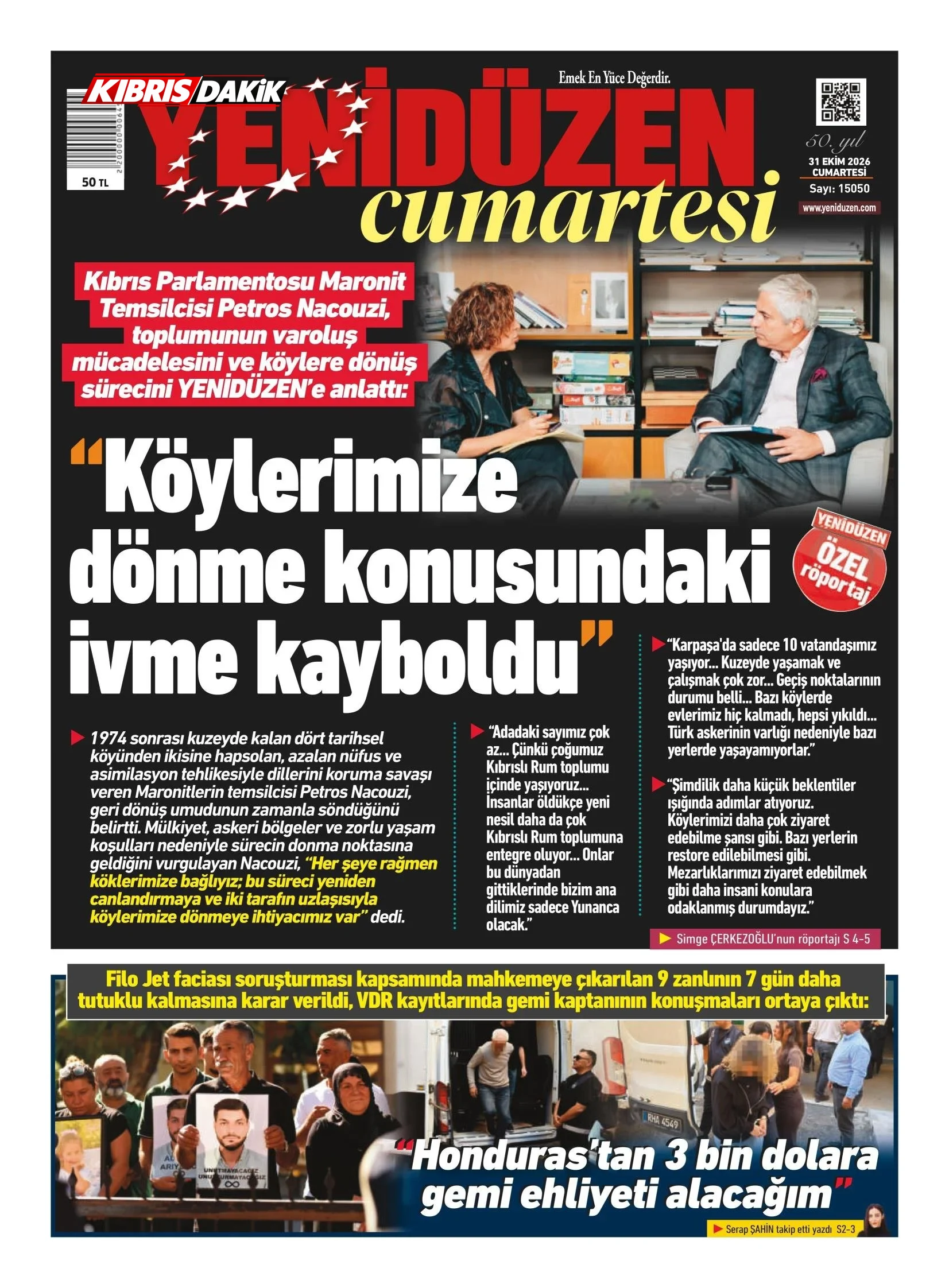 Gazete Manşetleri - 31 Ekim 2026 - 11