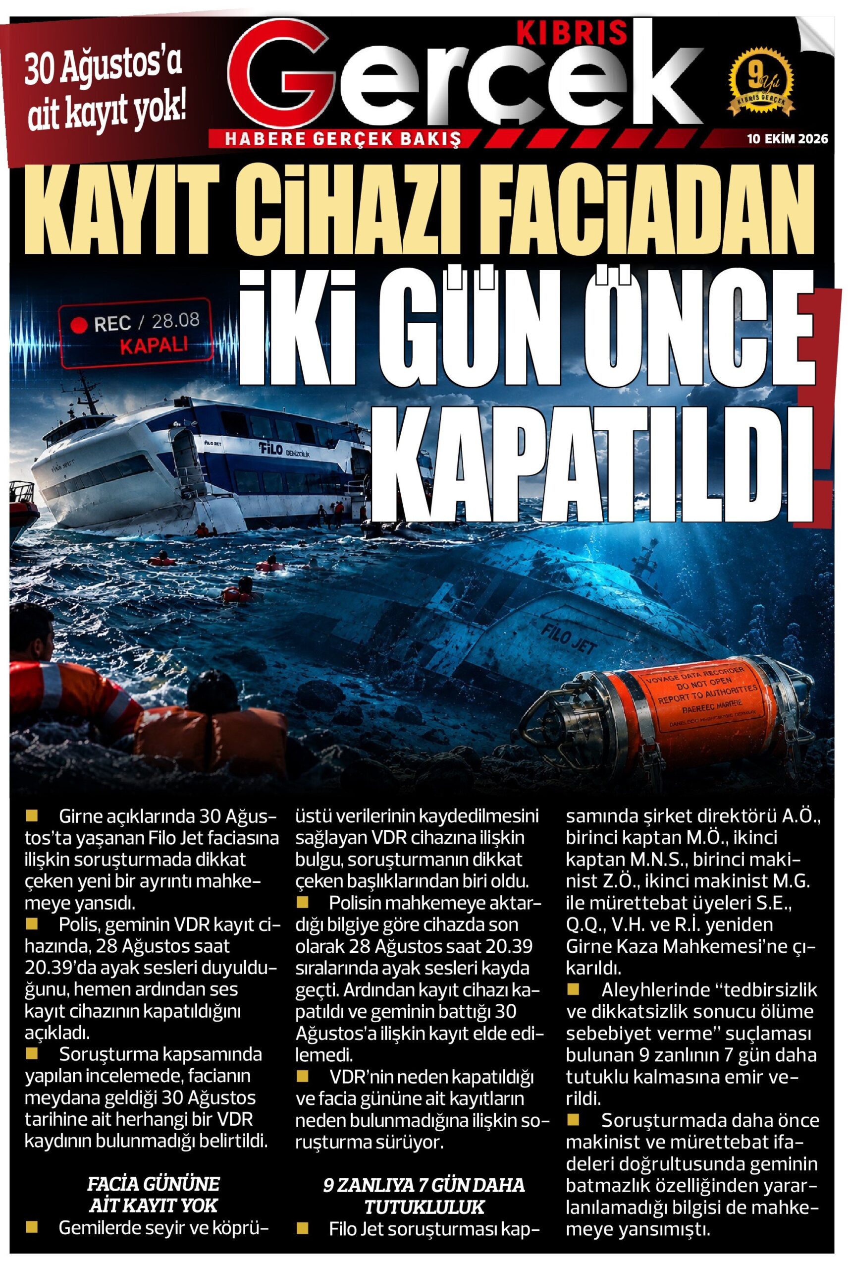 Gazete Manşetleri - 10 Ekim 2026 - 14