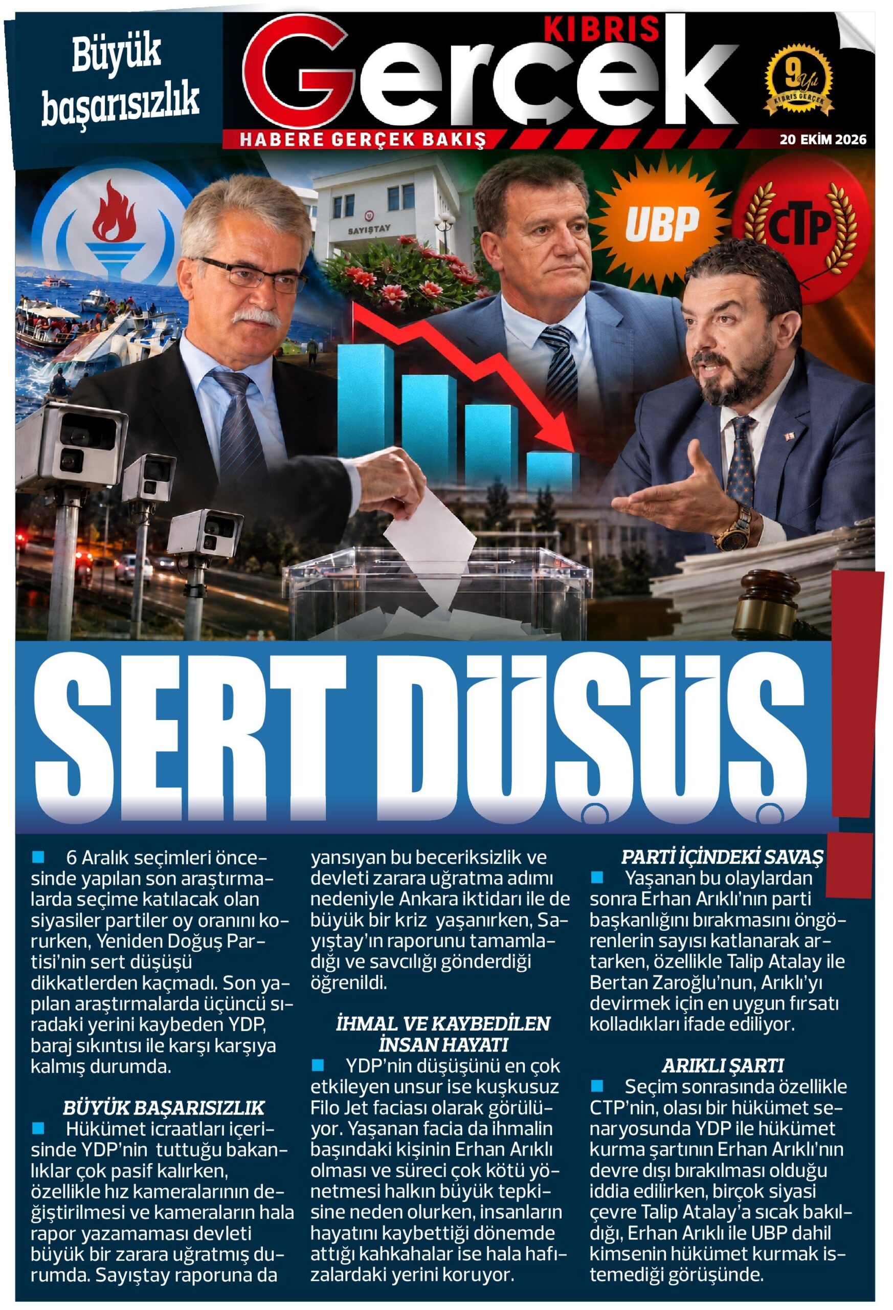 Gazete Manşetleri - 20 Ekim Salı - 14