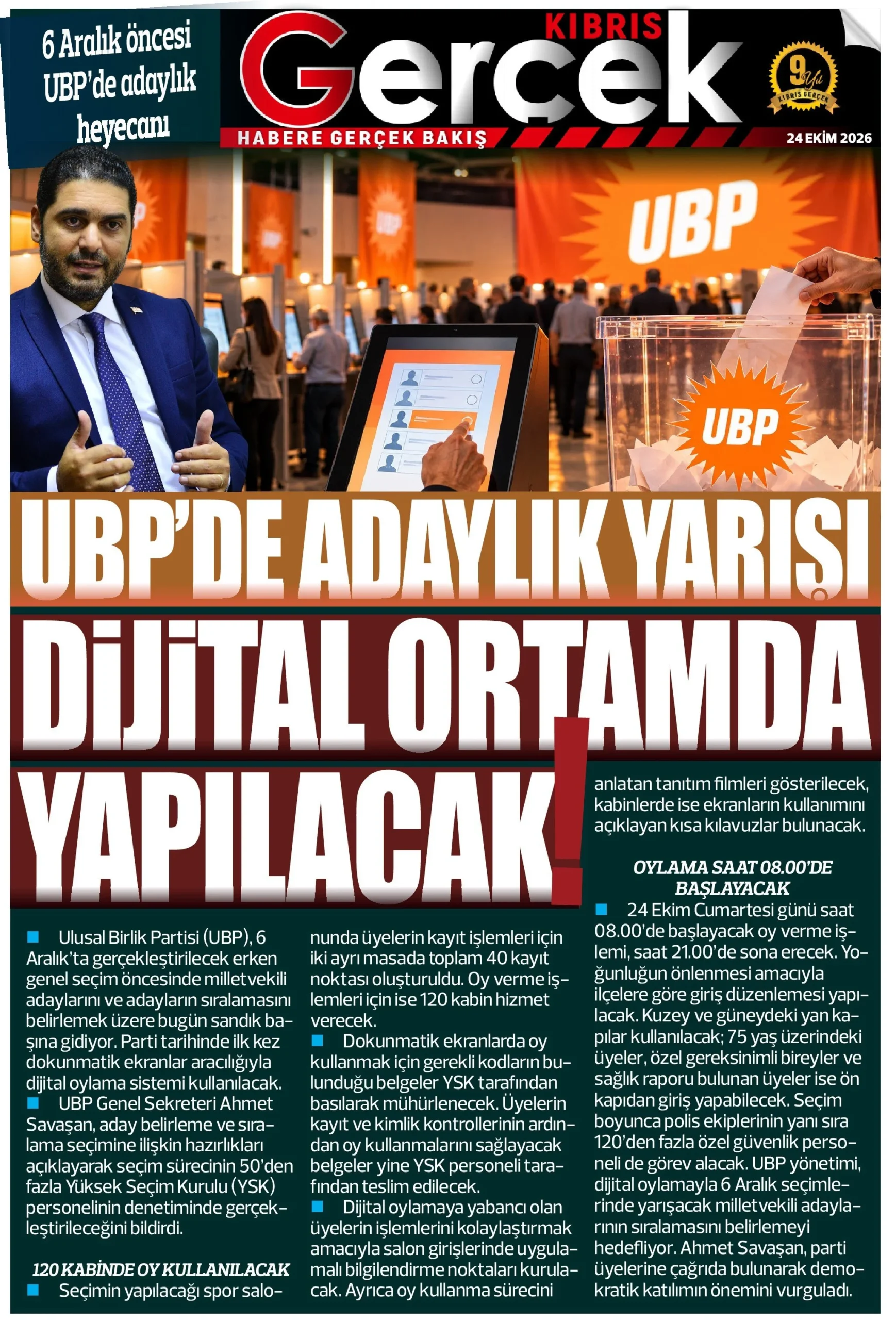 Gazete Manşetleri - 24 Ekim 2026 - 10