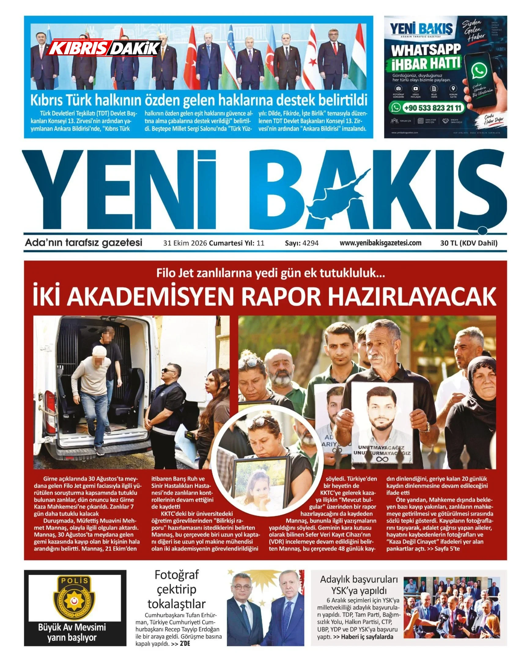 Gazete Manşetleri - 31 Ekim 2026 - 4