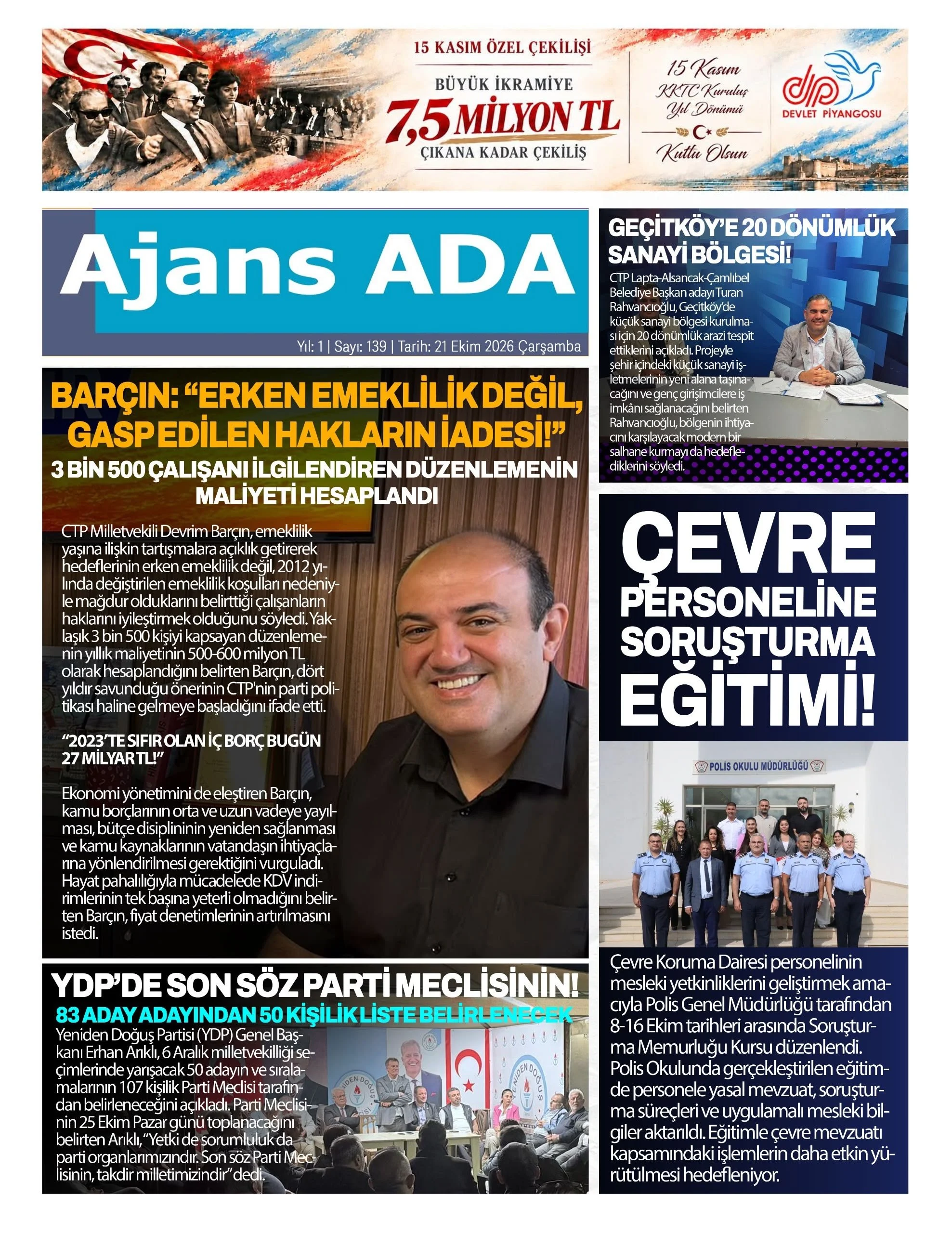 Gazete Manşetleri - 21 Ekim 2026 - 18