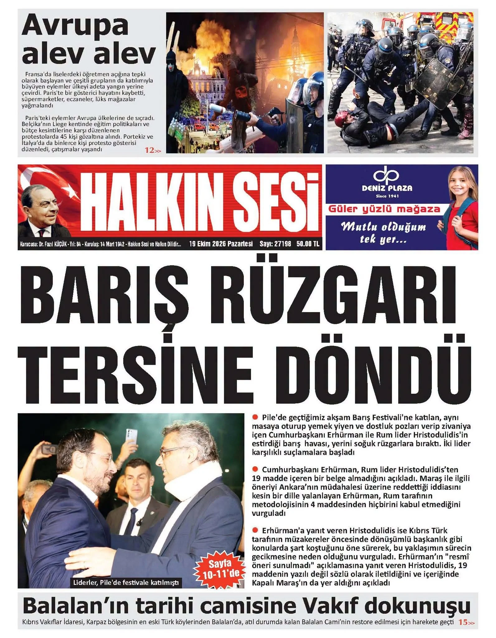 Gazete Manşetleri - 19 Ekim 2026 - 7
