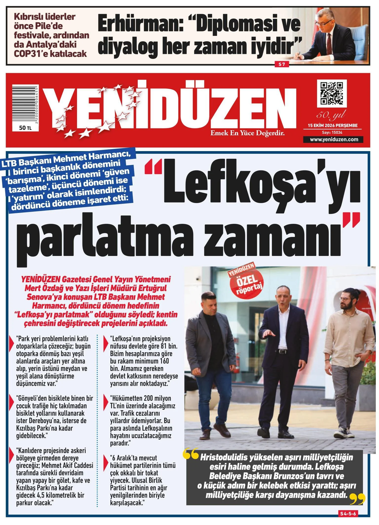 Gazete Manşetleri - 15 Ekim 2026 - 5