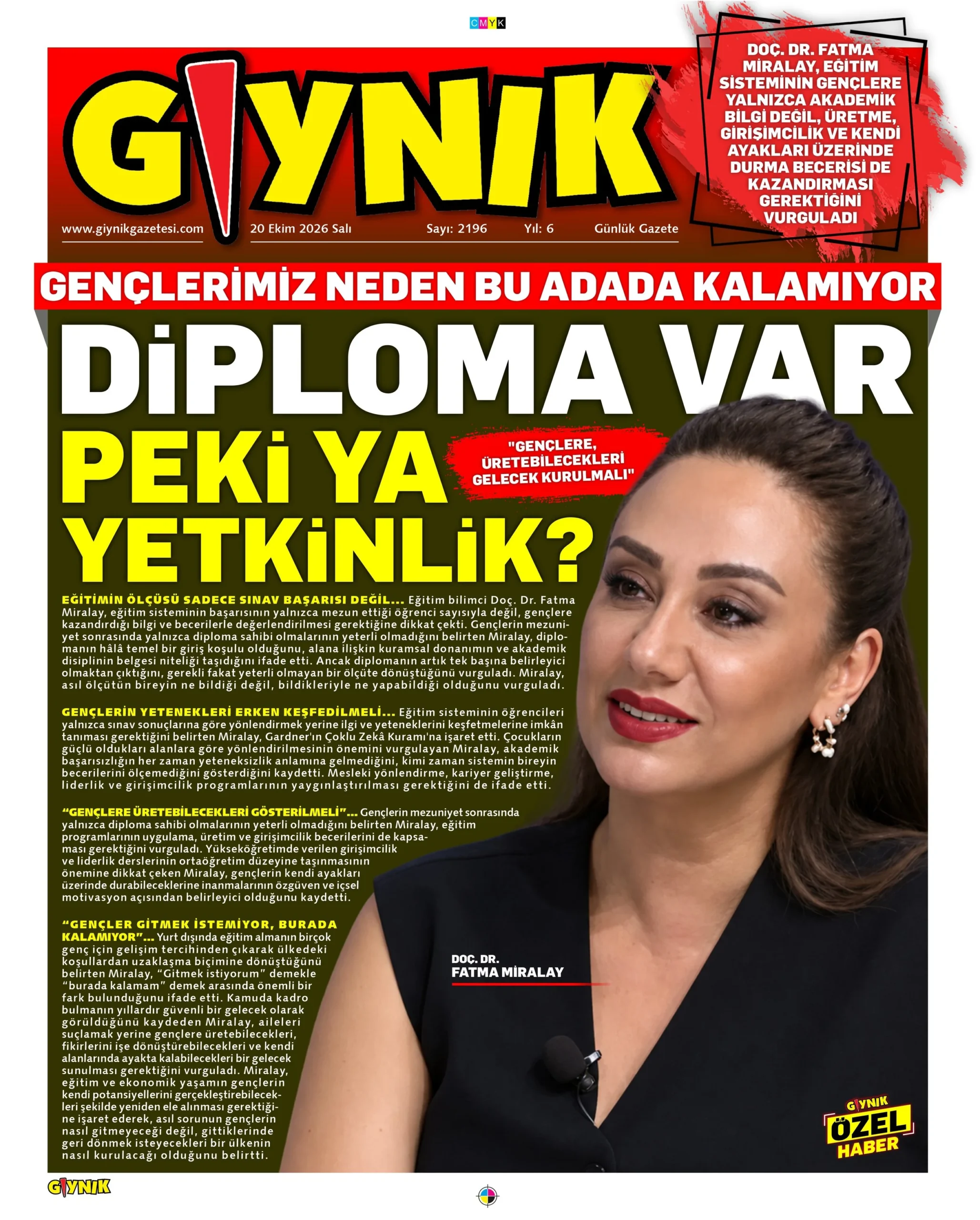 Gazete Manşetleri - 20 Ekim Salı - 10