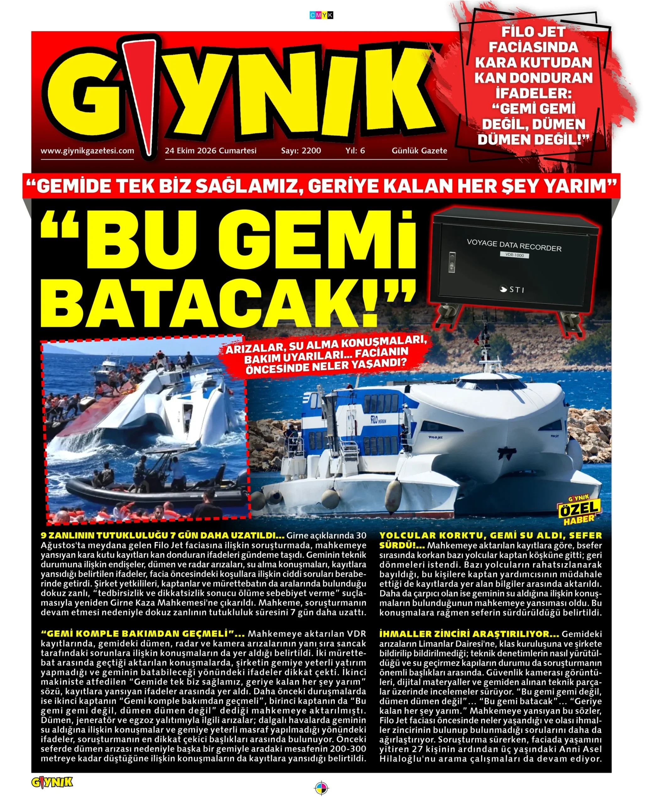 Gazete Manşetleri - 24 Ekim 2026 - 9