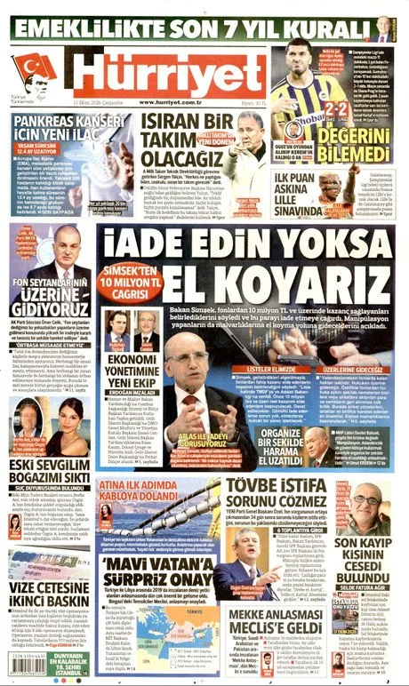 Gazete Manşetleri - 21 Ekim 2026 - 43