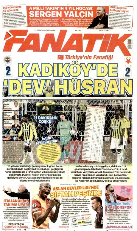 Gazete Manşetleri - 21 Ekim 2026 - 50
