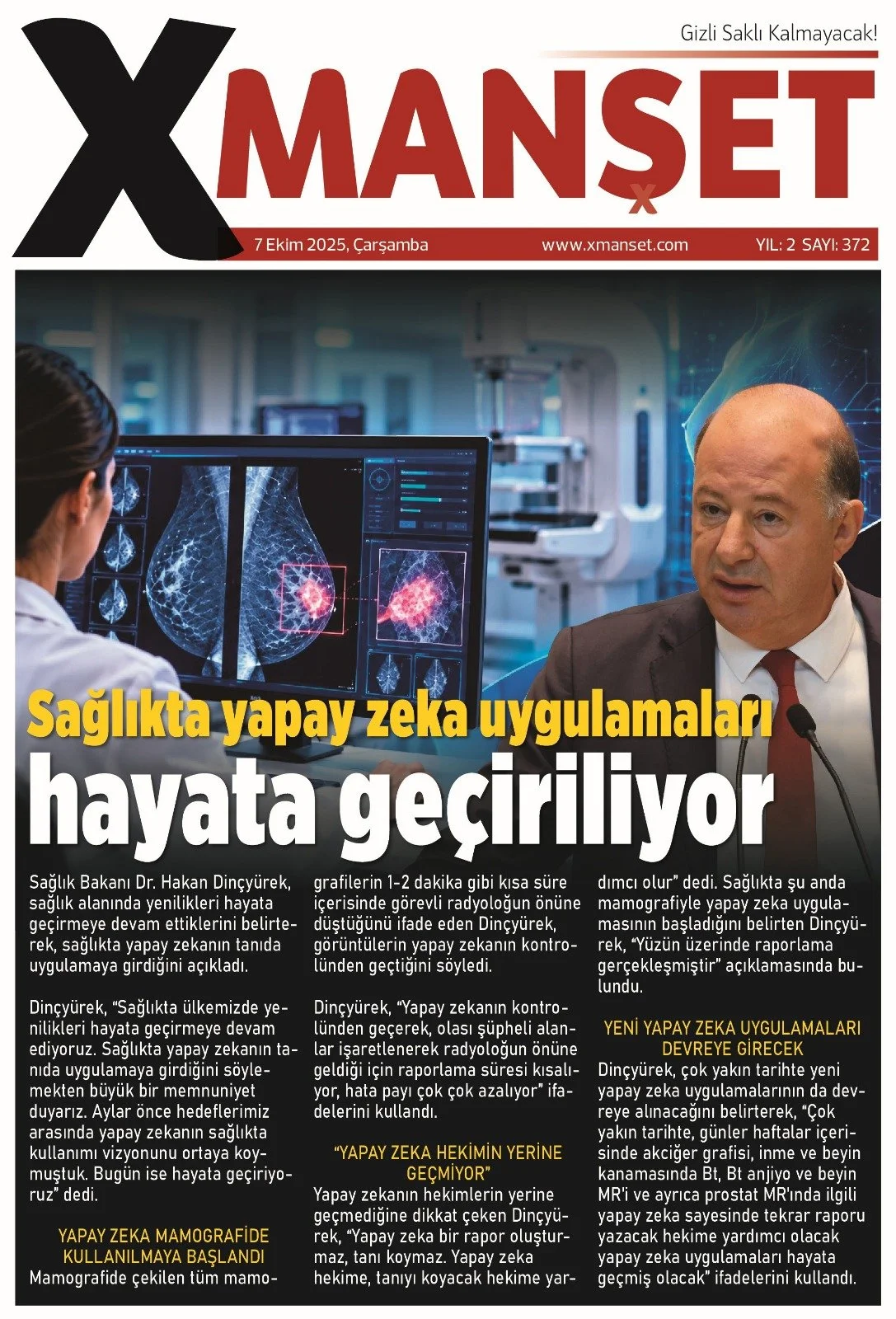 Gazete Manşetleri - 7 Ekim 2026 - 26