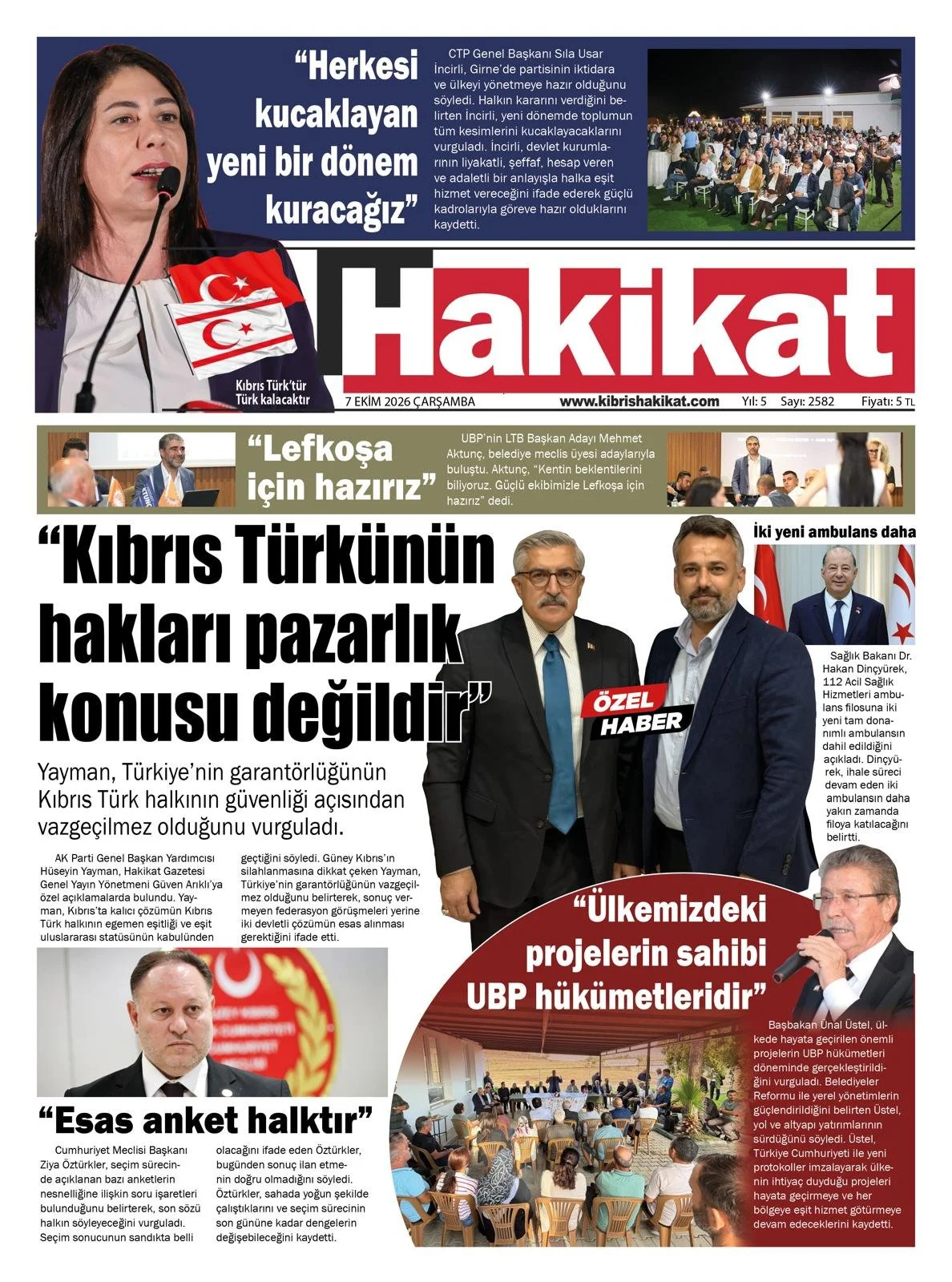 Gazete Manşetleri - 7 Ekim 2026 - 15