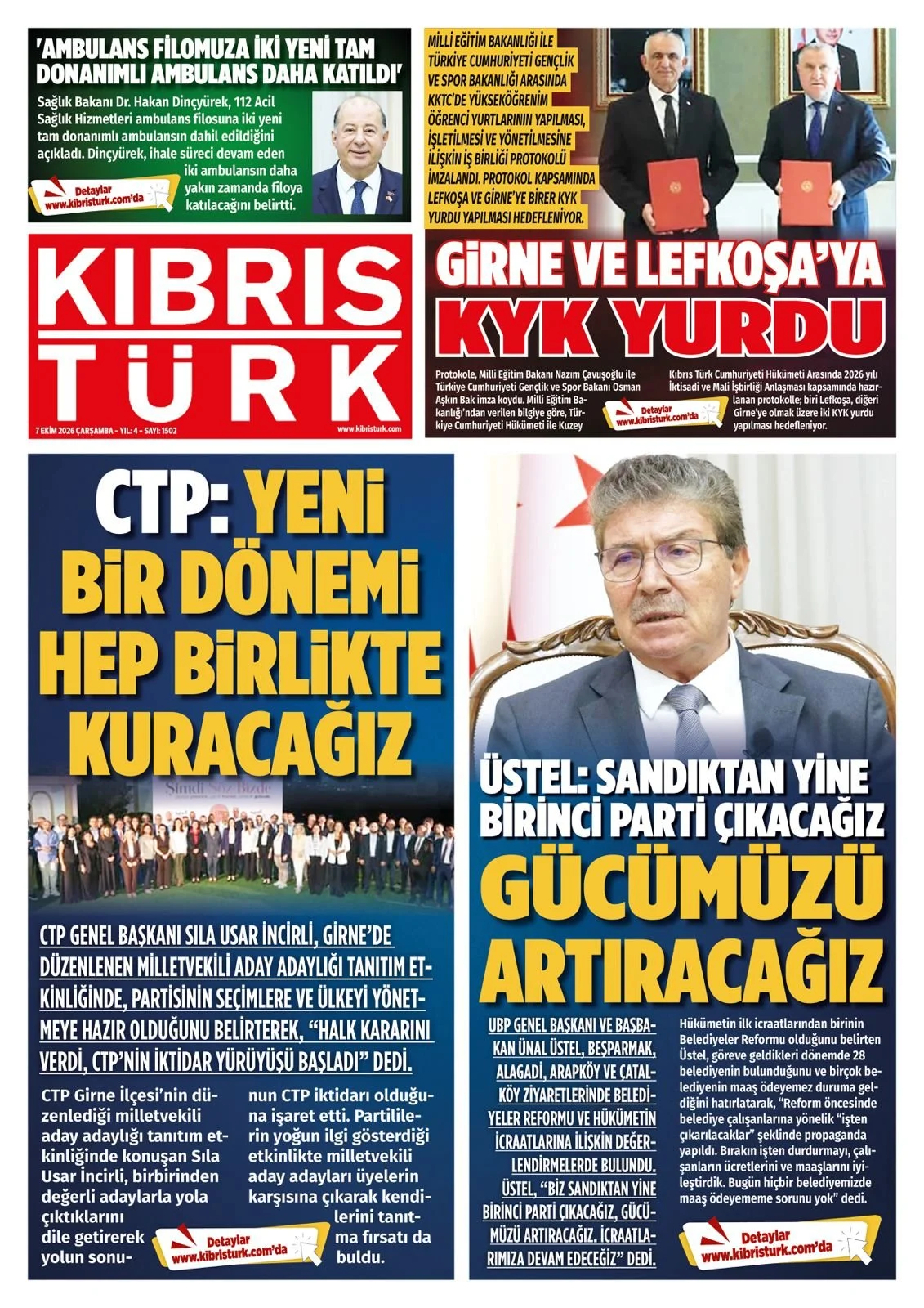 Gazete Manşetleri - 7 Ekim 2026 - 20