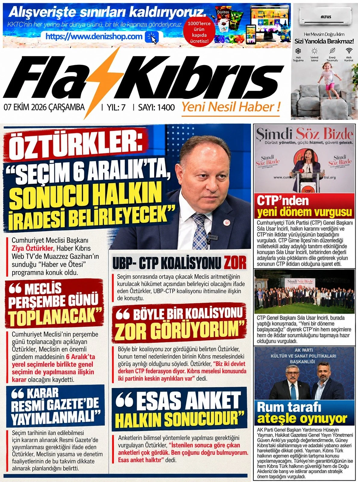 Gazete Manşetleri - 7 Ekim 2026 - 34