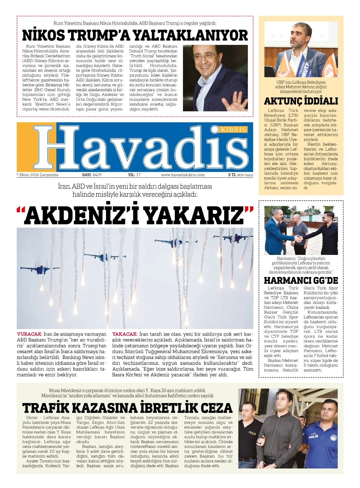 Gazete Manşetleri - 7 Ekim 2026 - 18