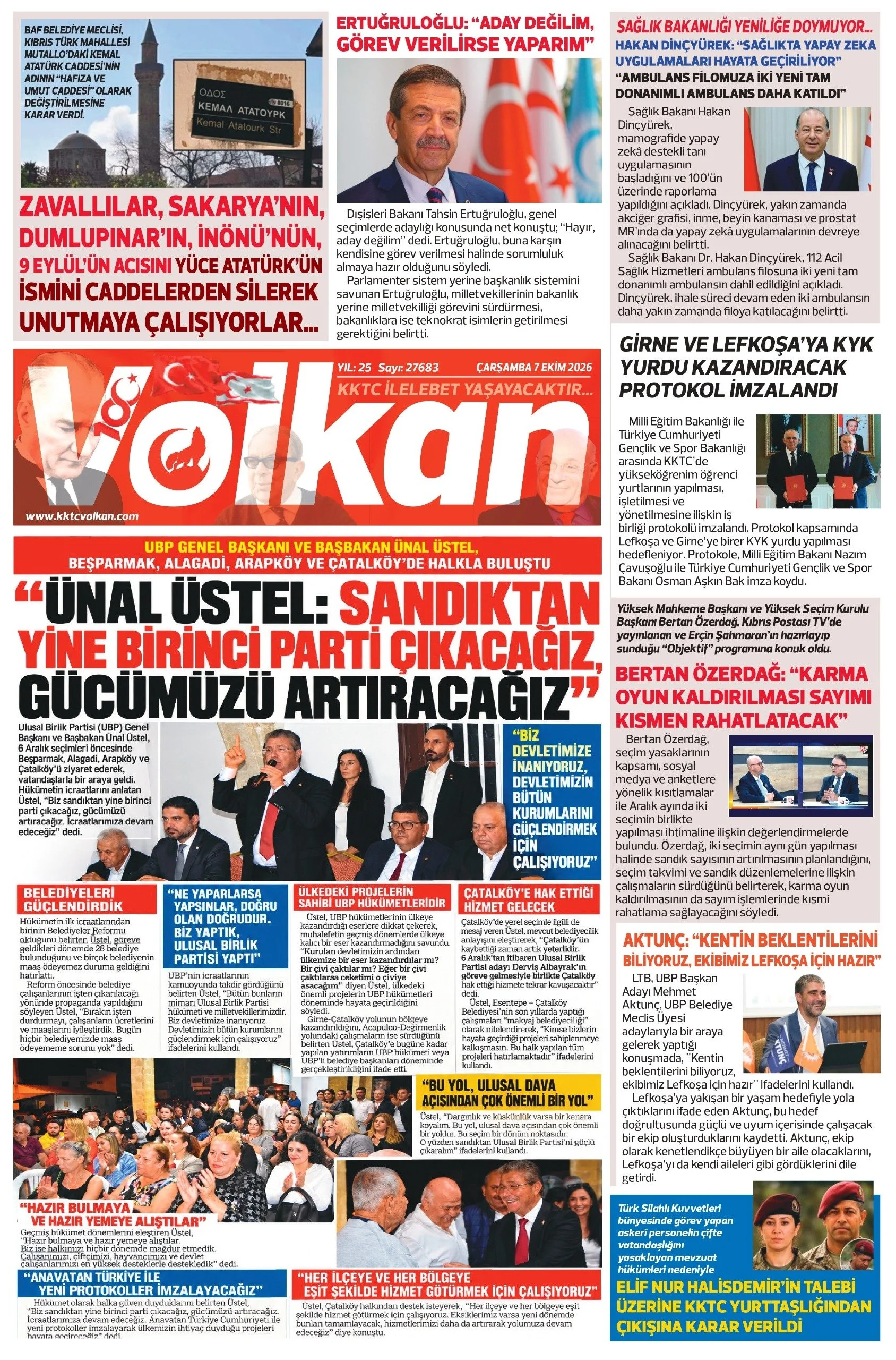 Gazete Manşetleri - 7 Ekim 2026 - 22