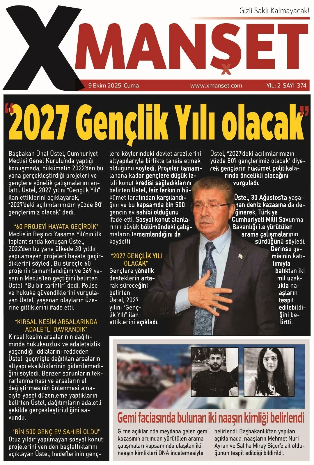 Gazete Manşetleri - 9 Ekim 2026 - 2