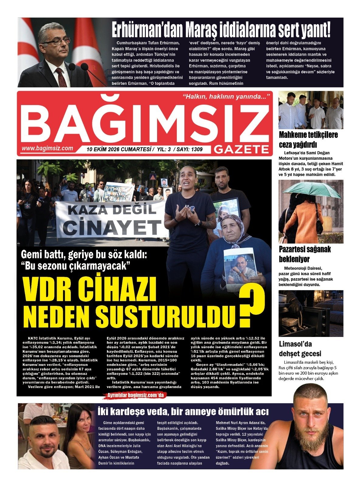 Gazete Manşetleri - 10 Ekim 2026 - 11