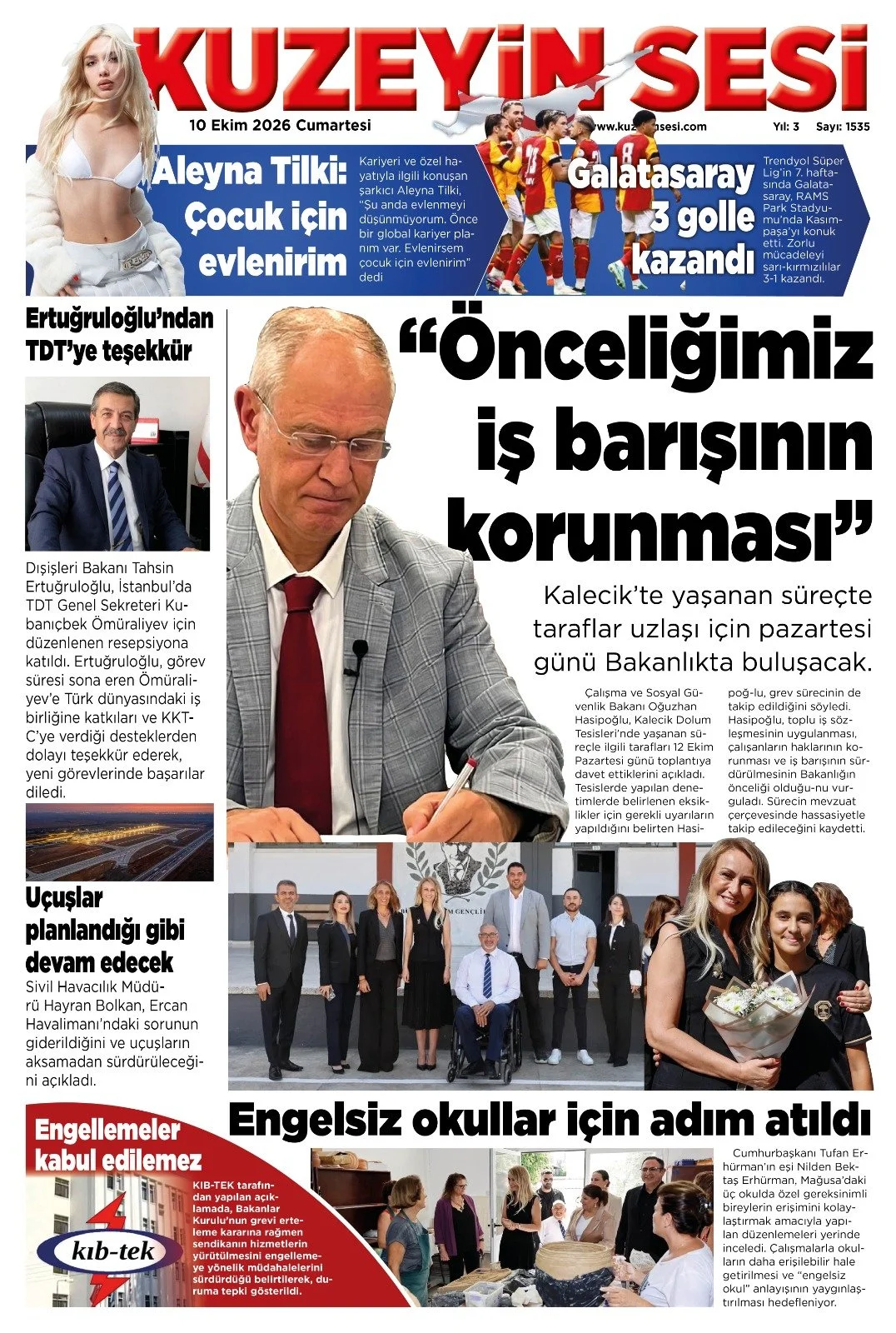 Gazete Manşetleri - 10 Ekim 2026 - 20