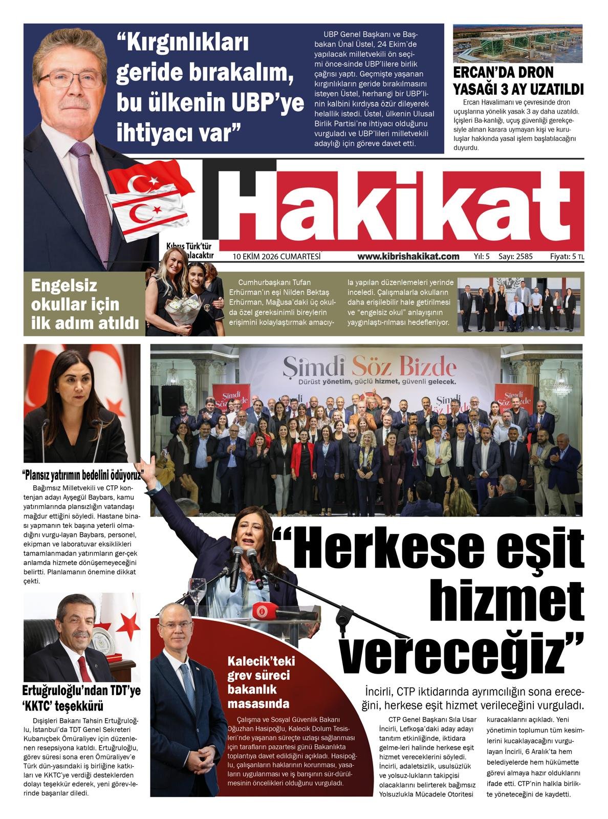 Gazete Manşetleri - 10 Ekim 2026 - 7