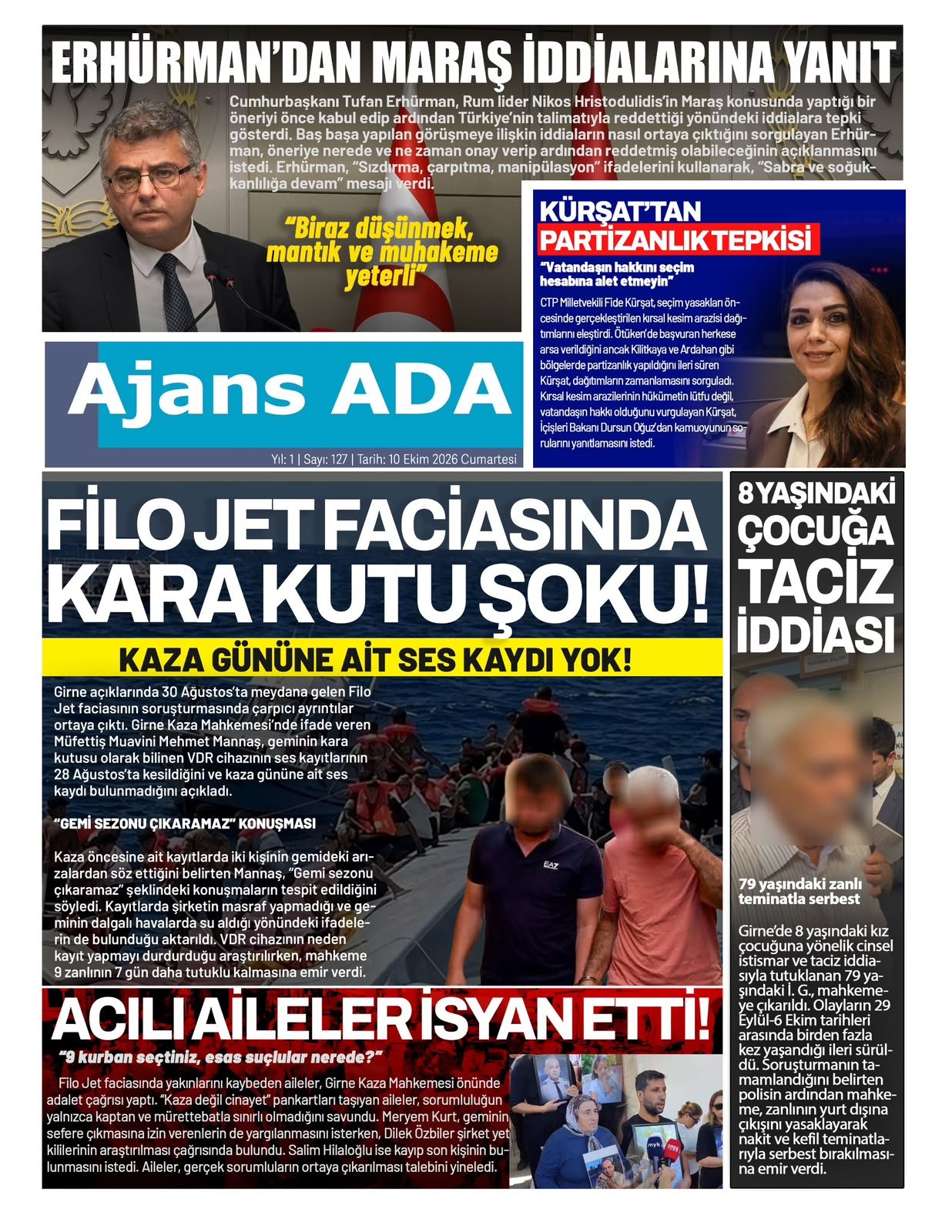 Gazete Manşetleri - 10 Ekim 2026 - 24