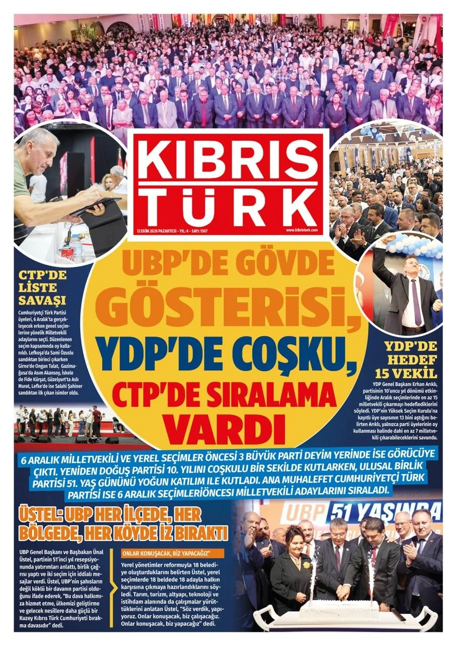 Gazete Manşetleri- 12 Ekim 2026 - 30