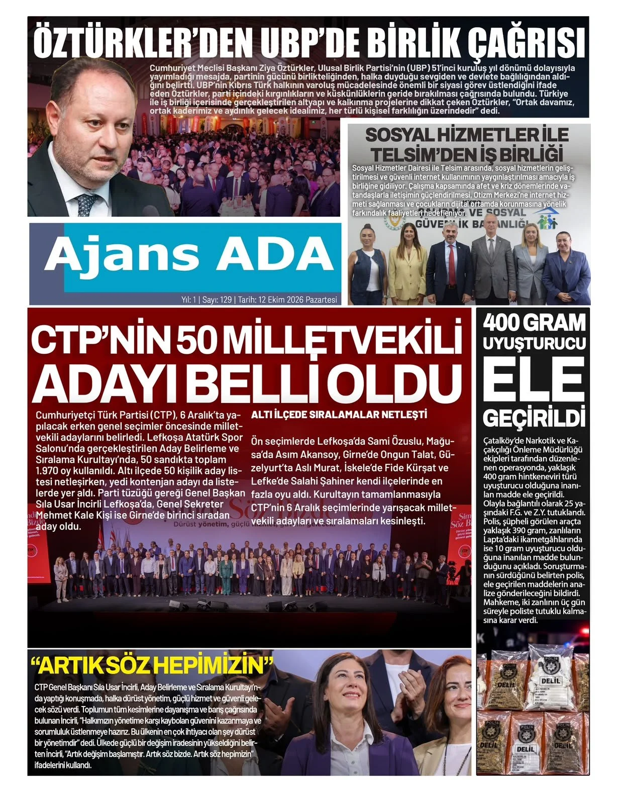 Gazete Manşetleri- 12 Ekim 2026 - 28
