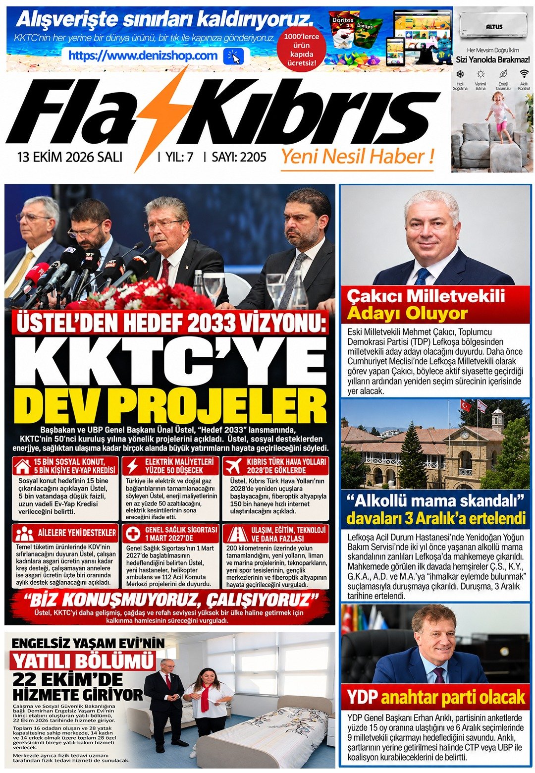 Gazete Manşetleri - 13 Ekim 2026 - 4