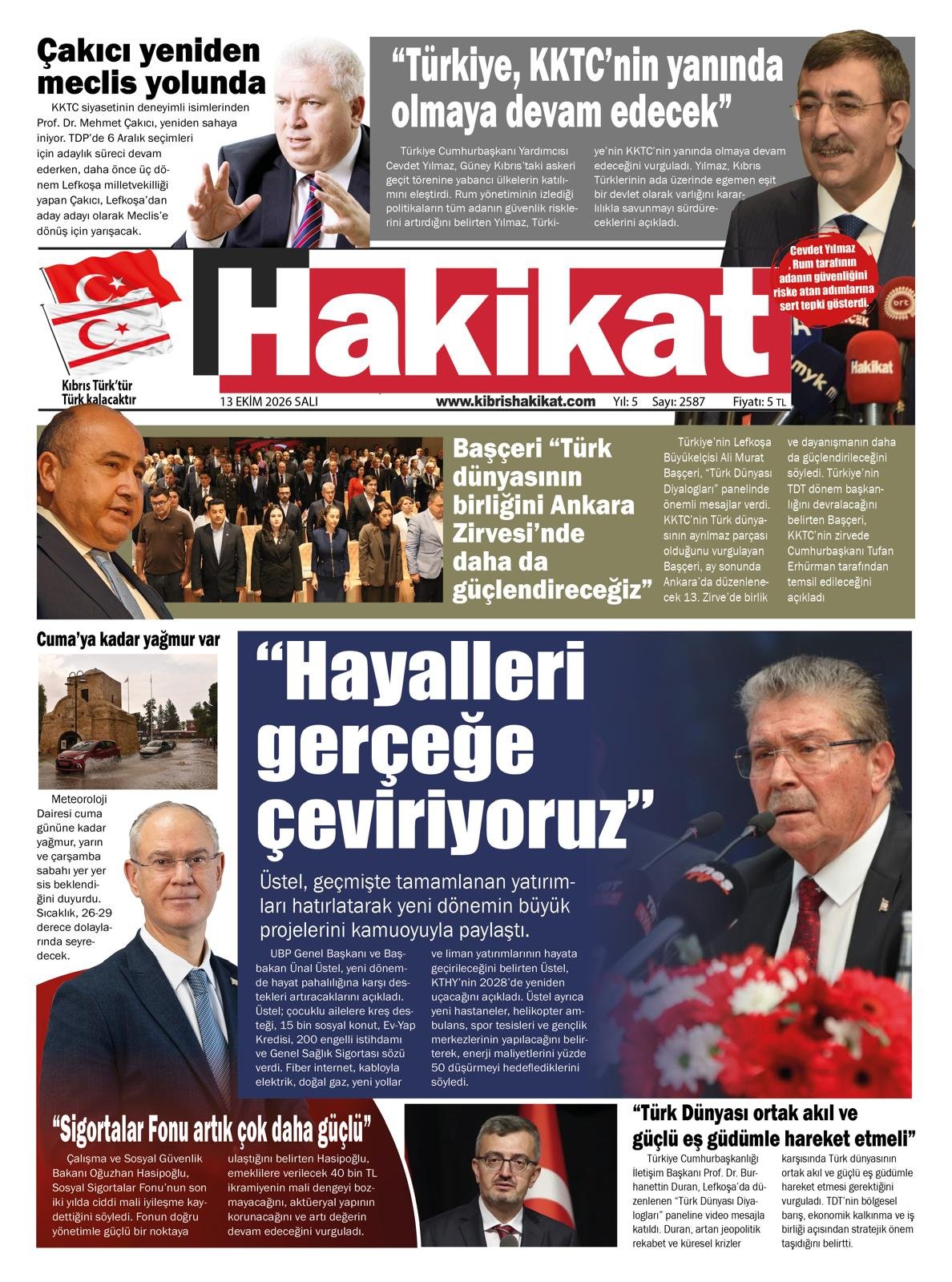 Gazete Manşetleri - 13 Ekim 2026 - 3