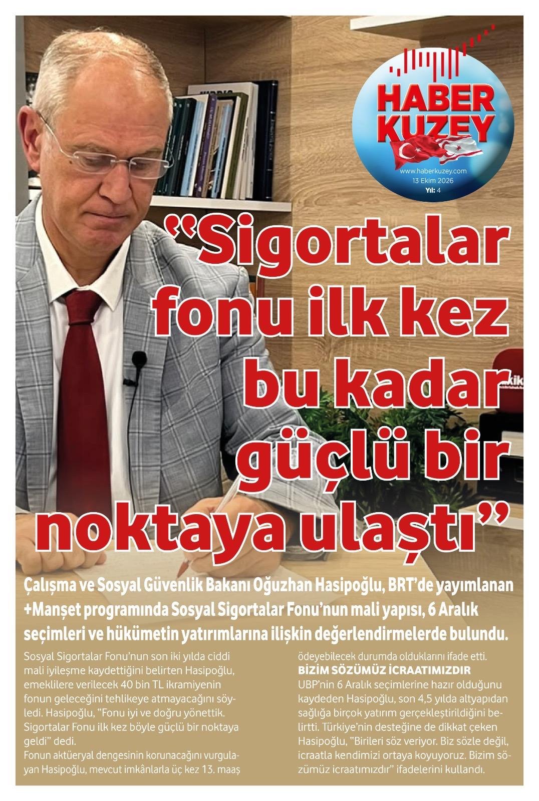 Gazete Manşetleri - 13 Ekim 2026 - 18