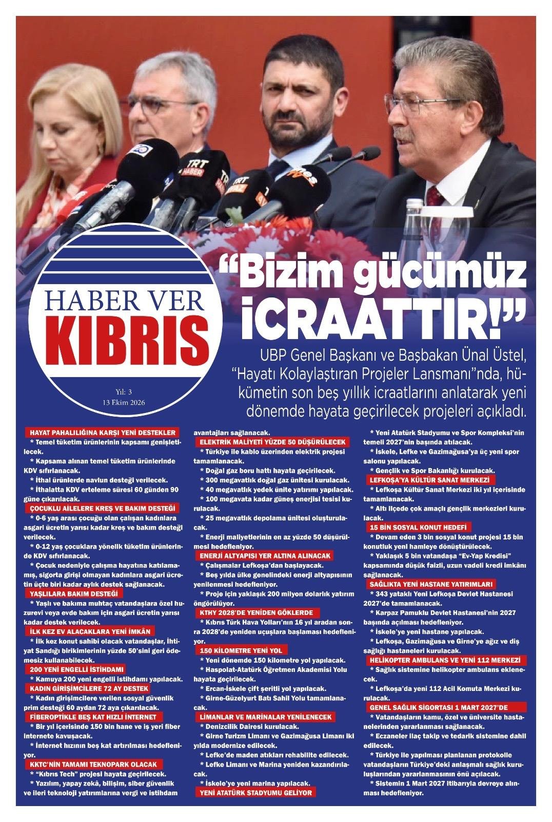 Gazete Manşetleri - 13 Ekim 2026 - 14