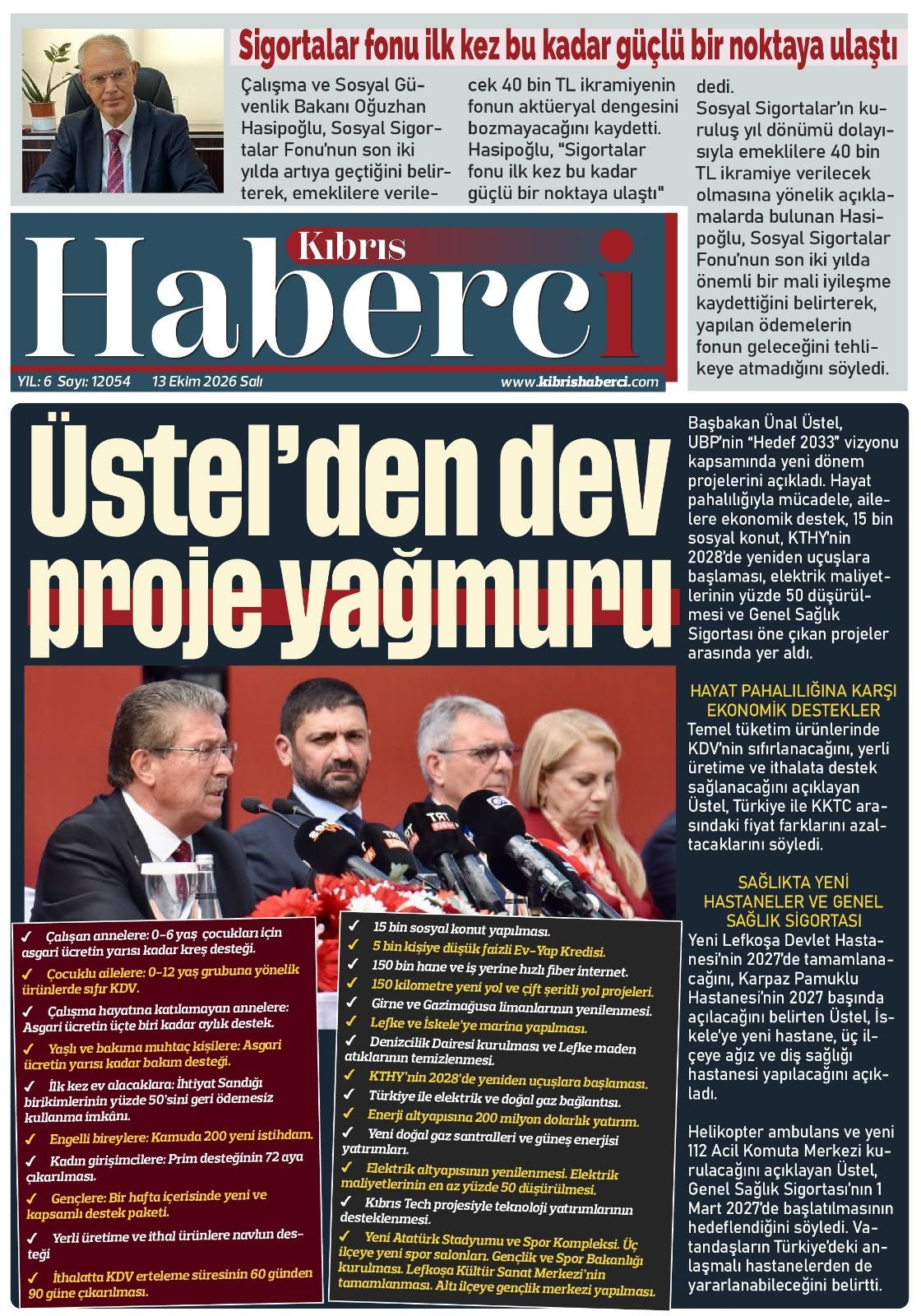 Gazete Manşetleri - 13 Ekim 2026 - 7