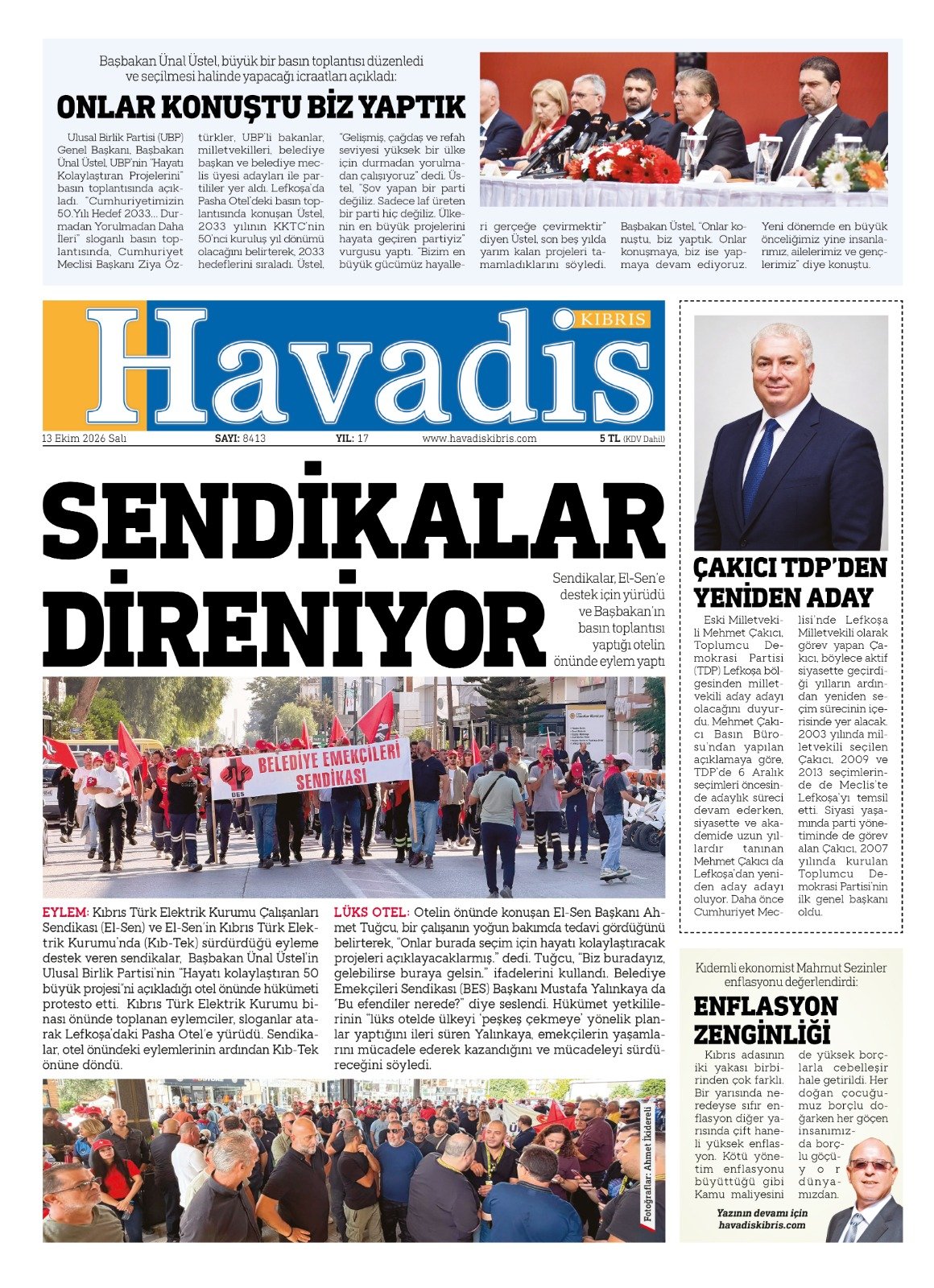 Gazete Manşetleri - 13 Ekim 2026 - 2