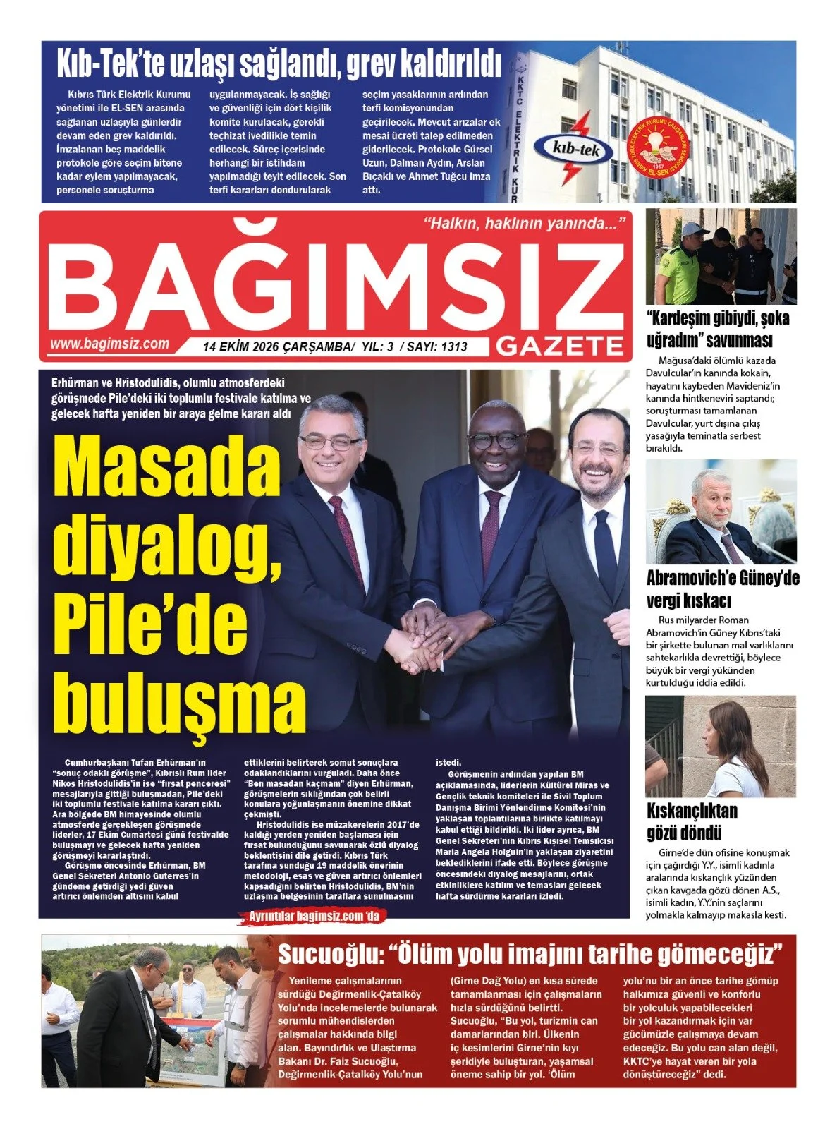 Gazete Manşetleri - 14 ekim 2026 - 9
